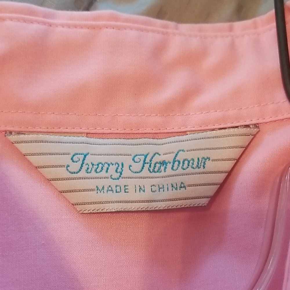Pink Button Down - Picture 4 of 6